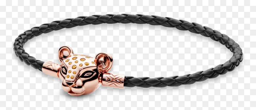 Pulsera Cuero Leona Pandora, HD Png Download - chain texture png