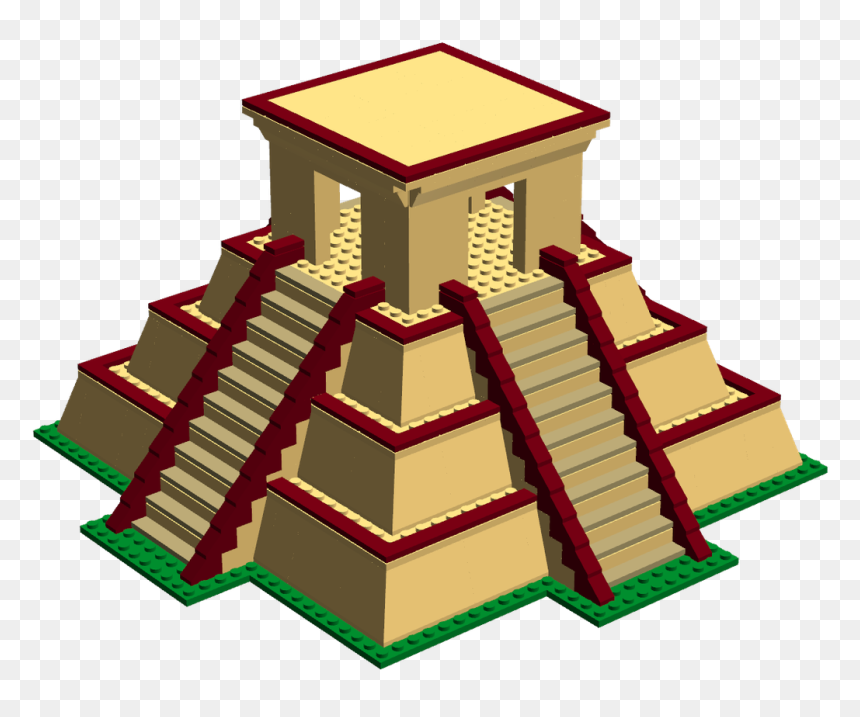 Lego Ideas - Product Ideas - Mayan Temple - Illustration, HD Png Download - mayan png