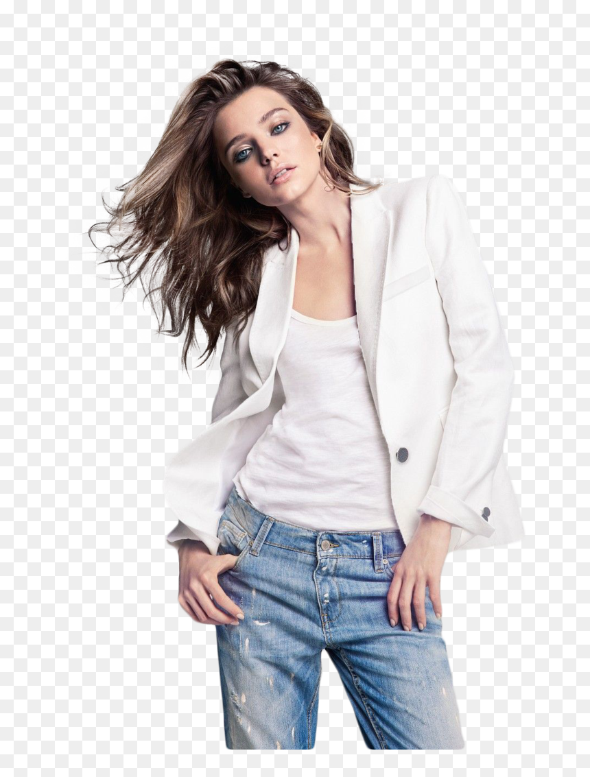 Miranda Kerr By Andie-m - Белый Летний Пиджак Женский, HD Png Download - miranda kerr png