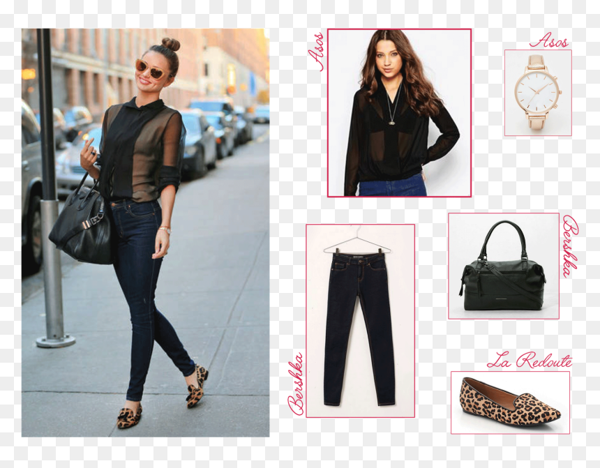Get The Look Spécial Back To School 2015 Miranda Kerr - Womens Style Night Out, HD Png Download - miranda kerr png