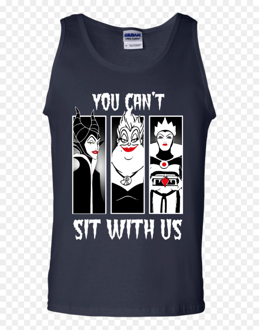 Disney T-shirts Maleficent Ursula Evil Queen - You Can T Sit With Us Mean Girls Tshirt, HD Png Download - evil queen png