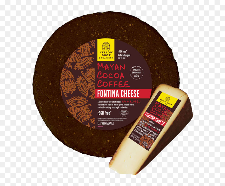 Yellow Door Creamery Rubbed Fontina Myan Cocoa & Coffee, HD Png Download - mayan png