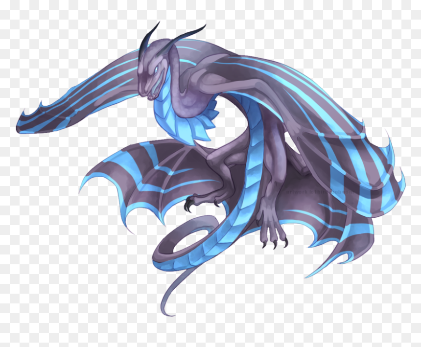 Dragon Cave Wiki - Dragon Cave Blue Banded Dragon, HD Png Download - wyvern png