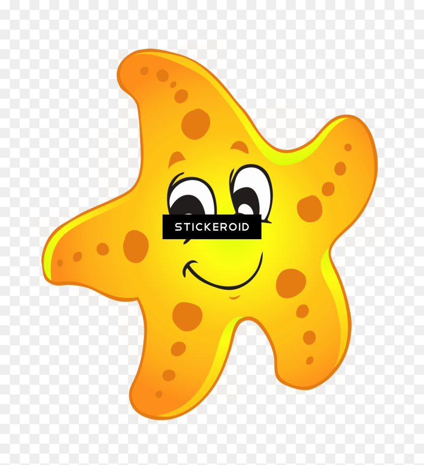 Star Fish Clip Art - Starfish Clipart Png, Transparent Png - fish clip art png