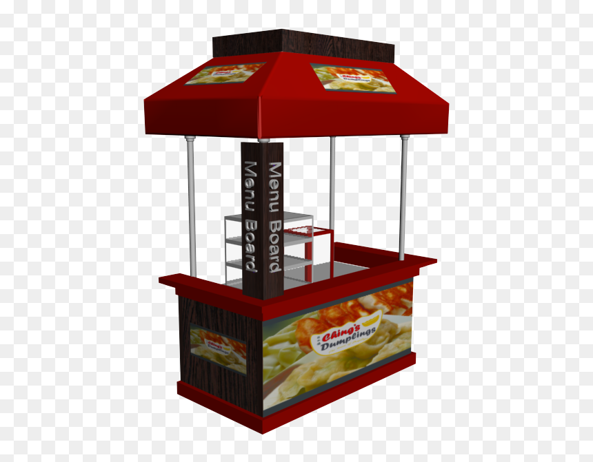 Food Cart In Malls, HD Png Download - food cart png