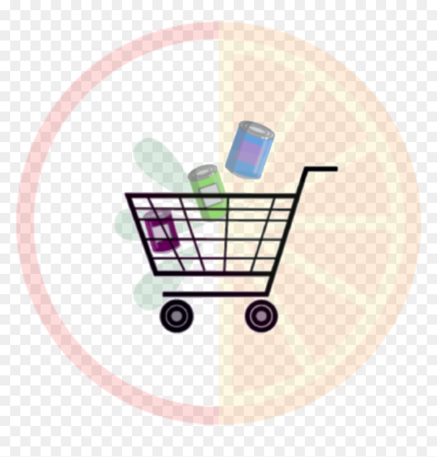 Food Support Services - Shopping Cart, HD Png Download - food cart png