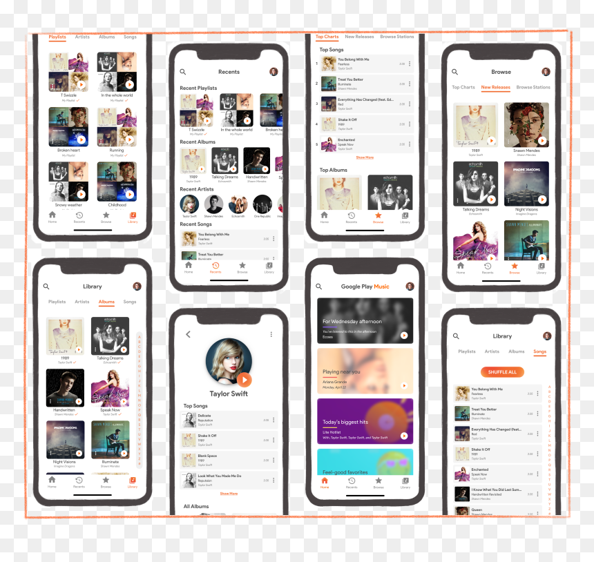 Iphone, HD Png Download - google play music png
