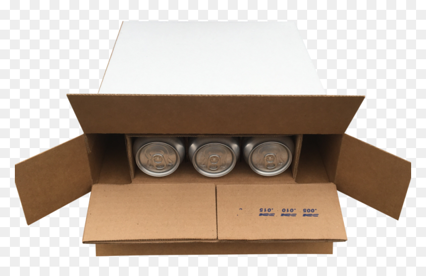 Boxes For Shipping Cans Of Beer - Wood, HD Png Download - shipping box png