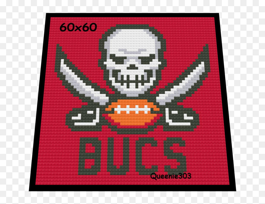 Cross-stitch, HD Png Download - tampa bay buccaneers png