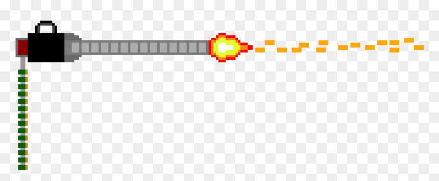 Pixel Art Electric Guitar, HD Png Download - bullet fire png