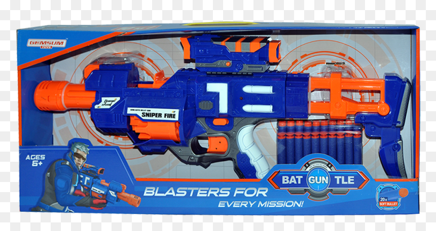 850847 Soft Bullet Gun - Gun, HD Png Download - bullet fire png