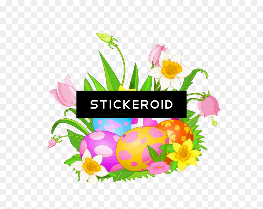 Cartoon Chick Easter Clipart , Png Download - Catholic Clip Art Easter, Transparent Png - easter flowers png