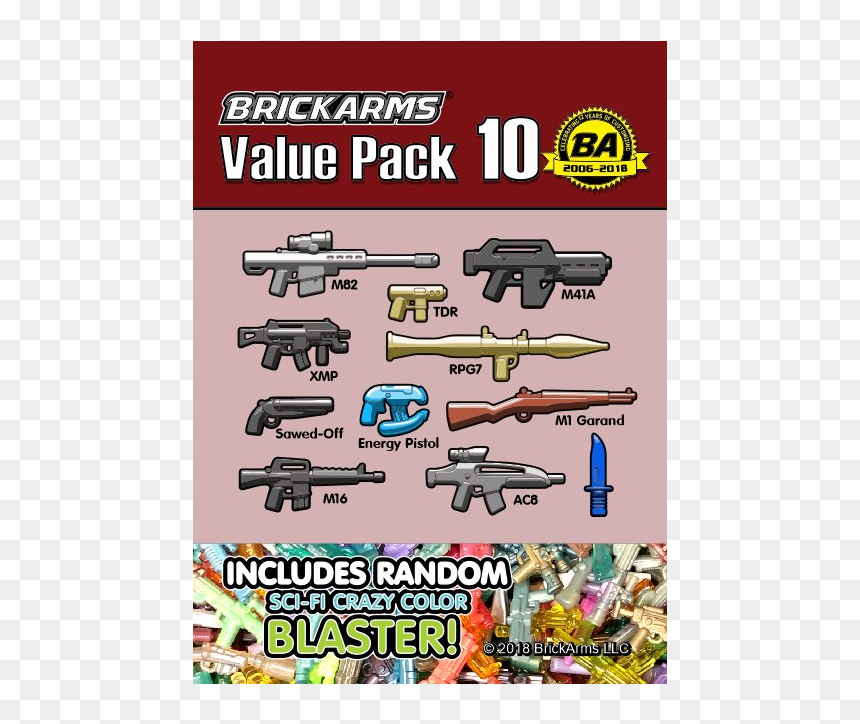Lego Brickarms Value Pack, HD Png Download - bullet fire png