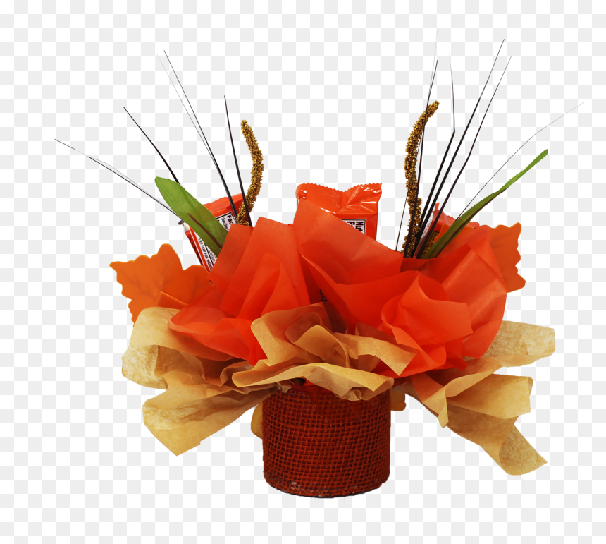Reese"s Peanut Butter Candy Bouquet Back View - Garden Roses, HD Png Download - reese's png