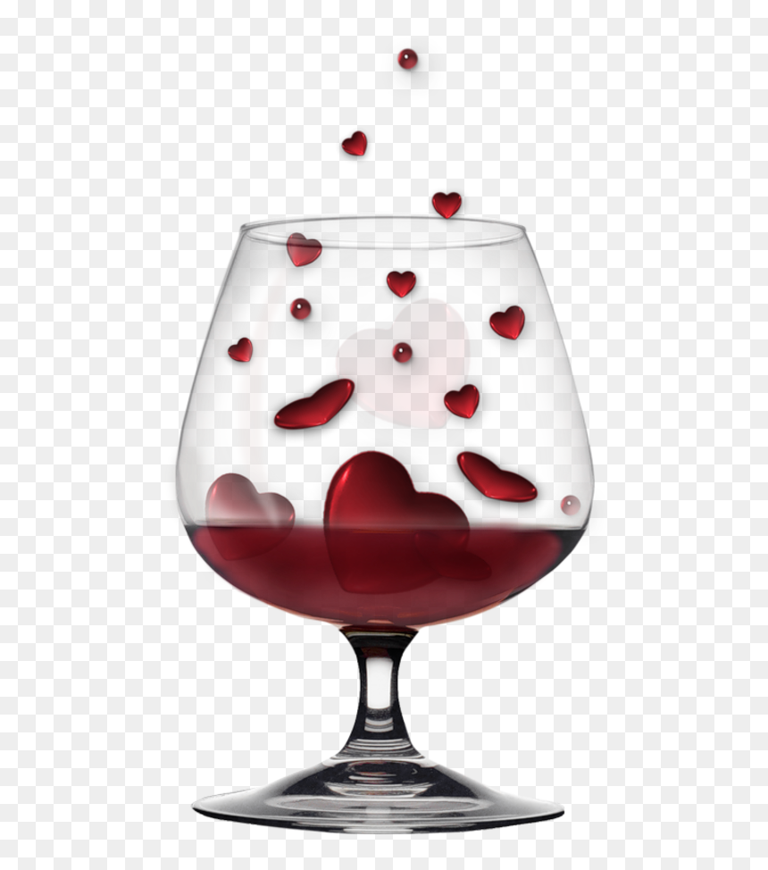 Tube Verre À Vin Rouge, HD Png Download - wine glass clip art png