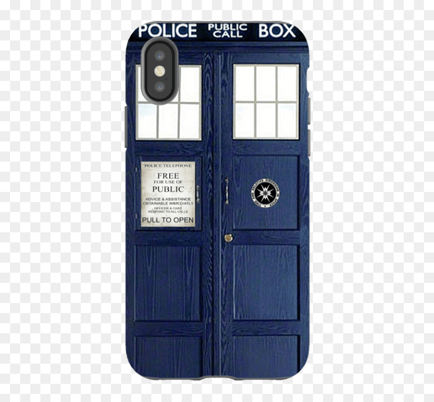 Iphone X-doctor Who Blue Tardis Phone Case Cover - Tardis Phone Case, HD Png Download - doctor who tardis png
