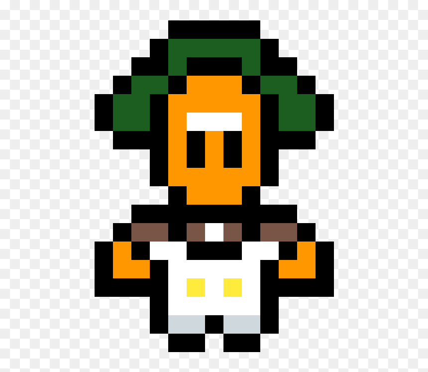 Caveman Pixel Art, HD Png Download - oompa loompa png