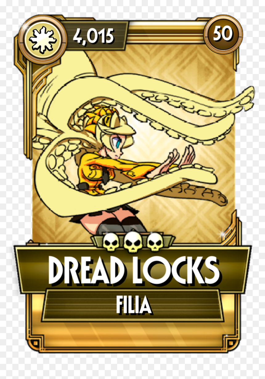 Skullgirls Mobile Big Band, HD Png Download - dreadlock png