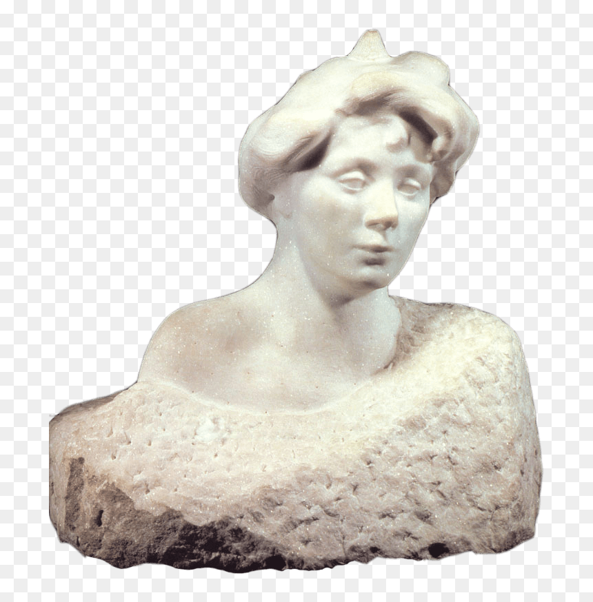 Auguste Rodin Eve Fairfax, HD Png Download - marble bust png