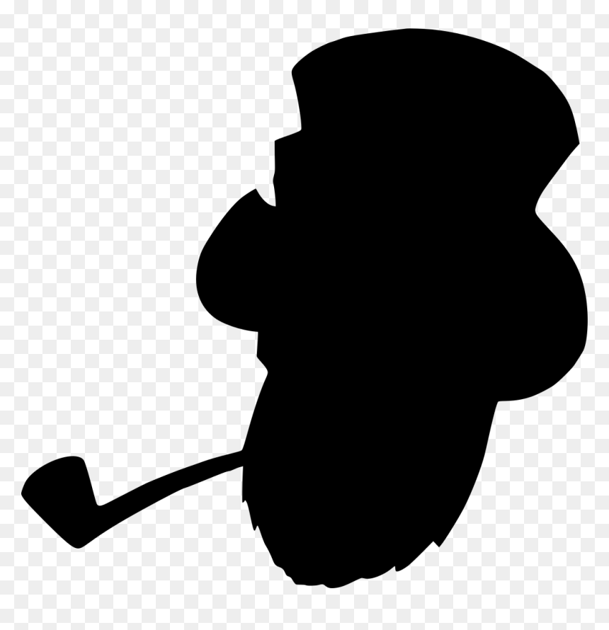 Leprechaun Head Silhouette, HD Png Download - leprechaun beard png