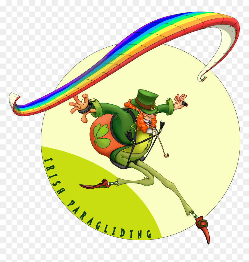 Transparent Paragliding Png - Leprechaun Paragliding, Png Download - leprechaun beard png
