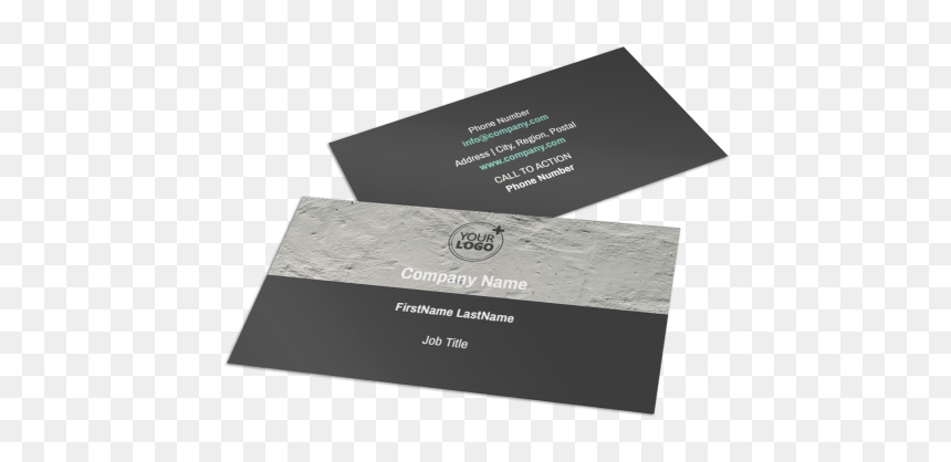 Marketing Agency Business Card Template Preview - Printing, HD Png Download - business card template png