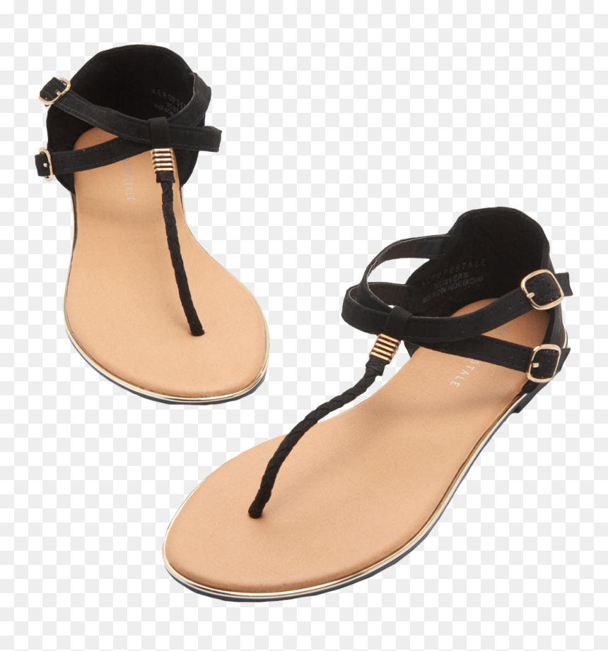 #shoes #footwear #sandals #clothes #aeropostale #cutbybilliekilled - Sandal, HD Png Download - aeropostale png
