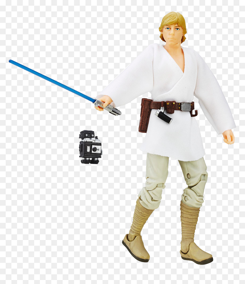 Star Wars Luke Black Series, HD Png Download - luke lightsaber png