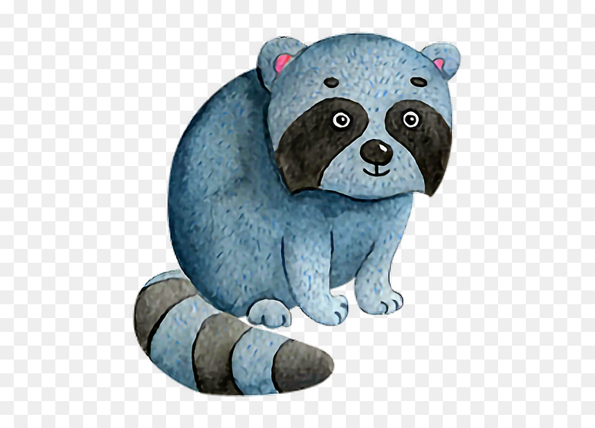 #raccoon #forest #animals #ftestickers, HD Png Download - forest animals png
