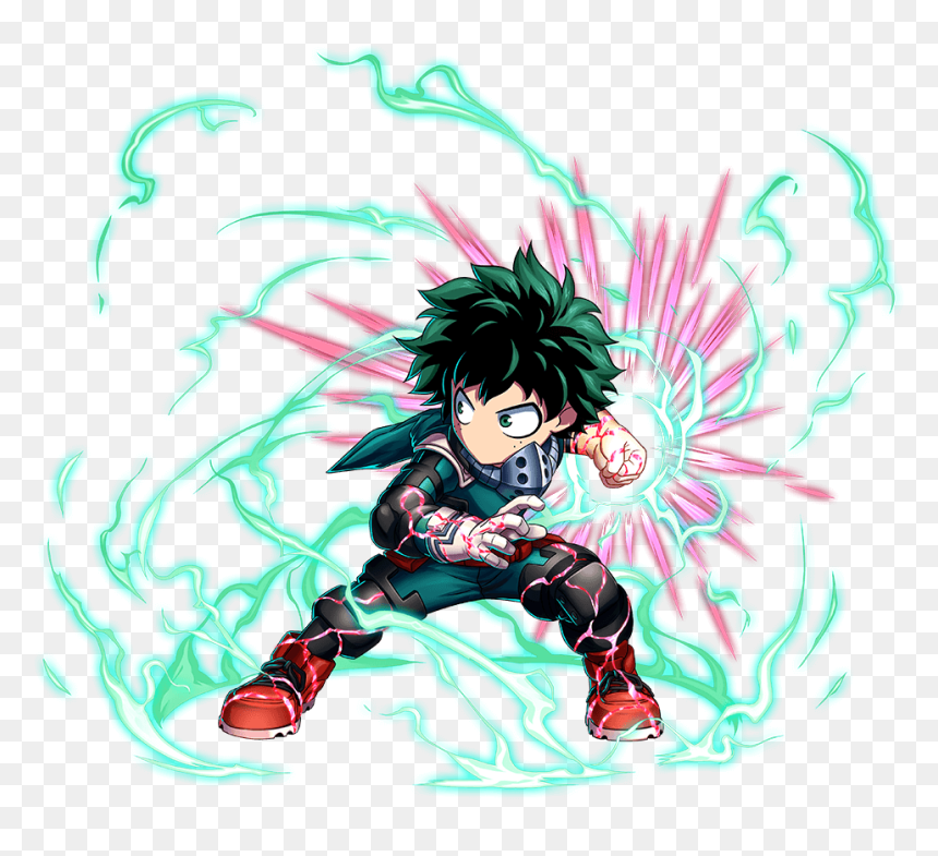 Unit Ills Thum - My Hero Academia Brave Frontier, HD Png Download - midoriya png