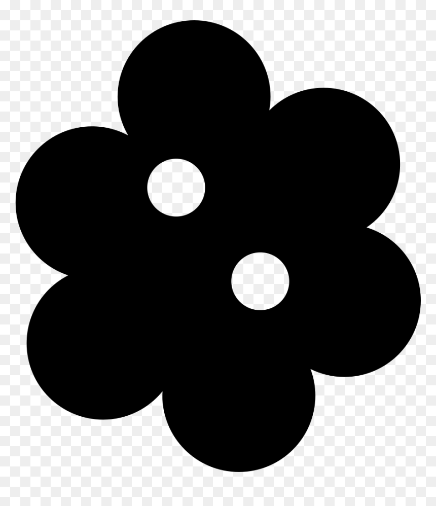 Transparent Clothes Button Png - Desenho Botão Formato Flor, Png Download - flower shape png