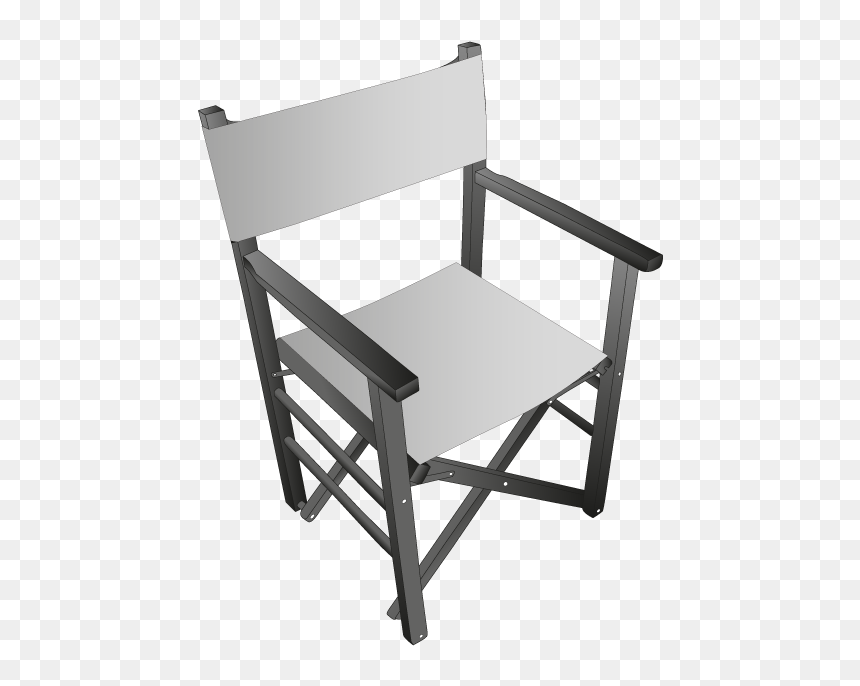 Folding Chair, HD Png Download - director chair png