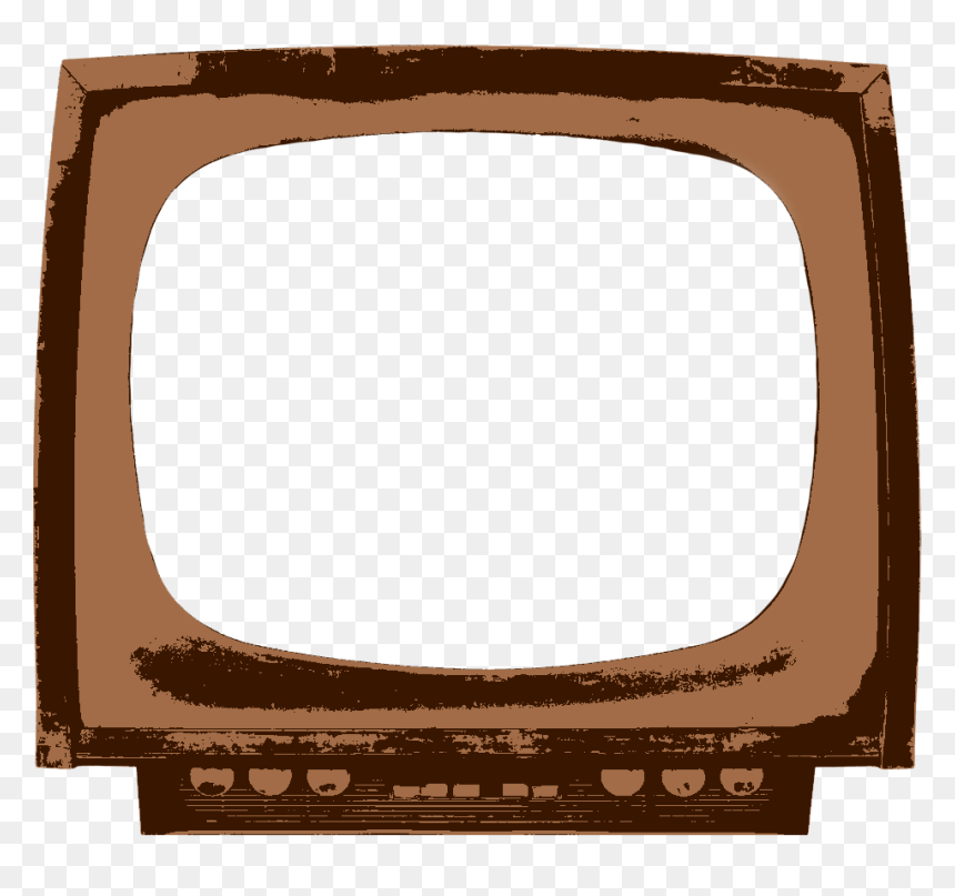 Today The Work Continues, The Number Of People Involved - Television Set, HD Png Download - cartoon tv png