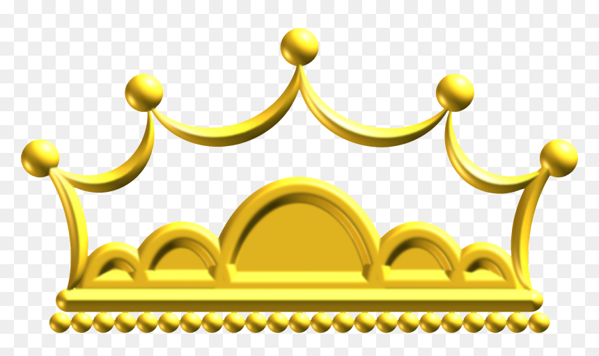 Gold Crown Png, Transparent Png - gold crown png