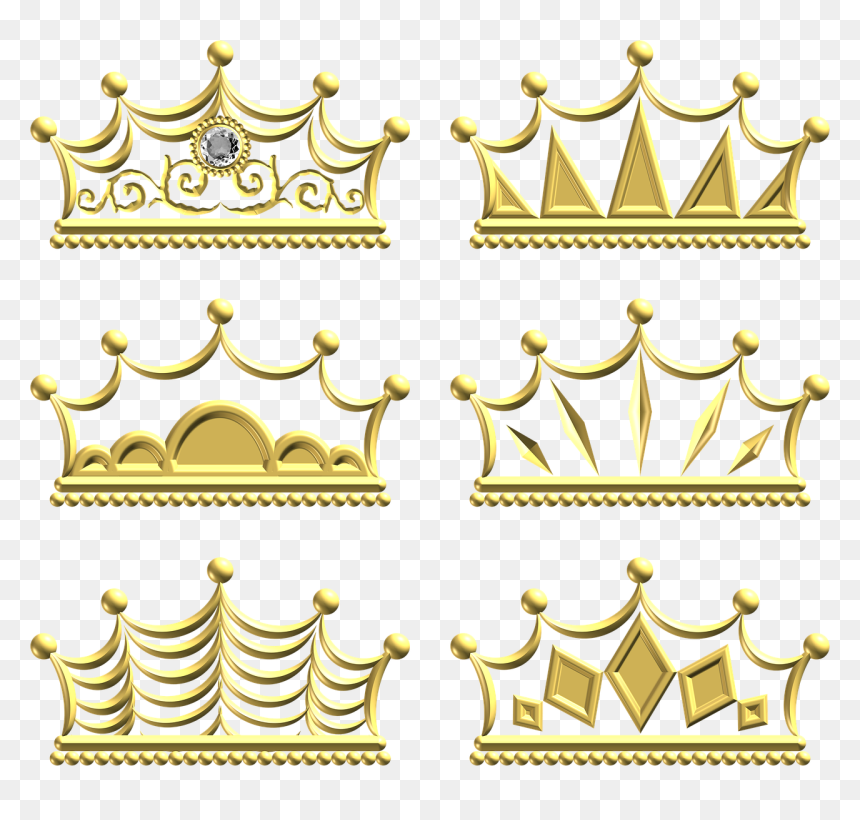Gold, HD Png Download - gold crown png
