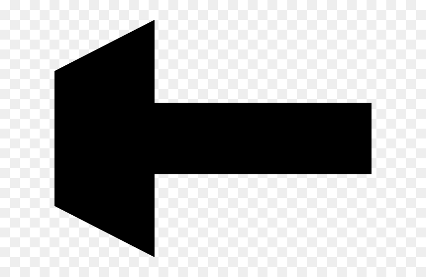 Black-and-white, HD Png Download - black arrow png