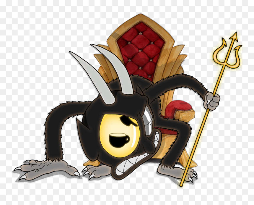 Devil Cuphead Png, Transparent Png - throne png