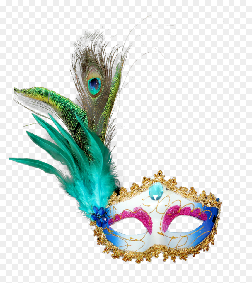 Mask, HD Png Download - feathers png
