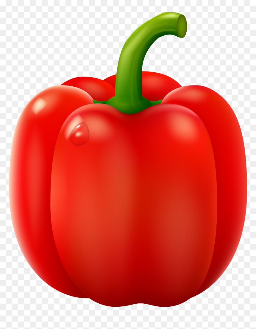 Red Pepper Clipart Png, Transparent Png - vegetables png