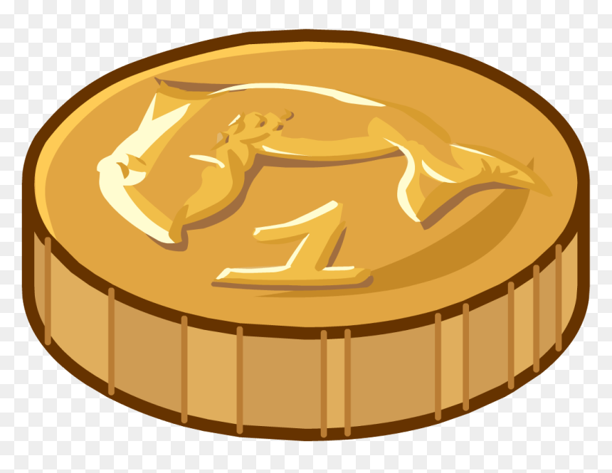 Club Penguin Coin Emote, HD Png Download - money emoji png