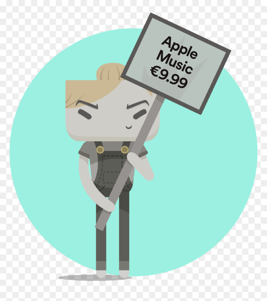 Cartoon, HD Png Download - apple music png