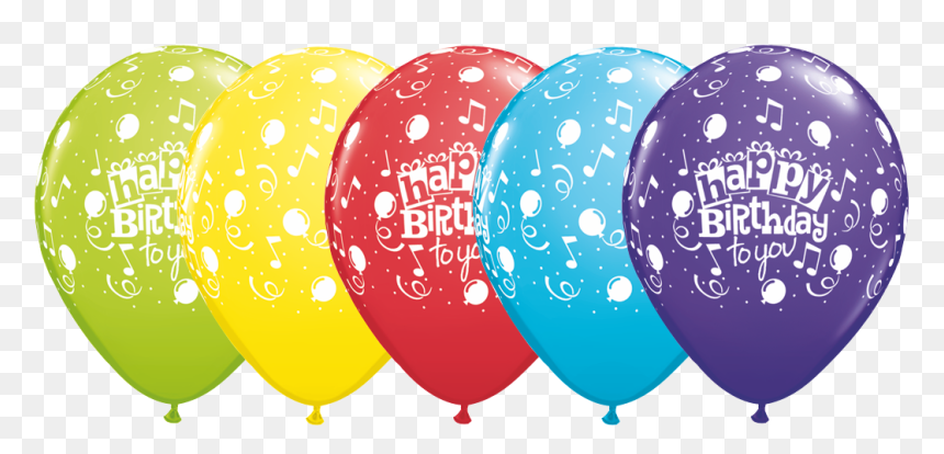 Happy Birthday To You Balloons, HD Png Download - globos png