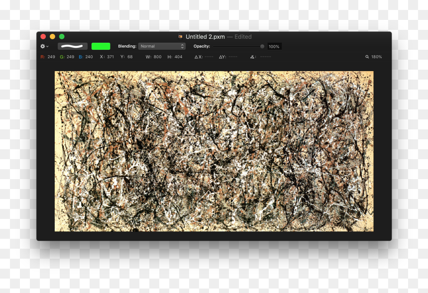 One Number 31 1950 Jackson Pollock, HD Png Download - black rectangle png