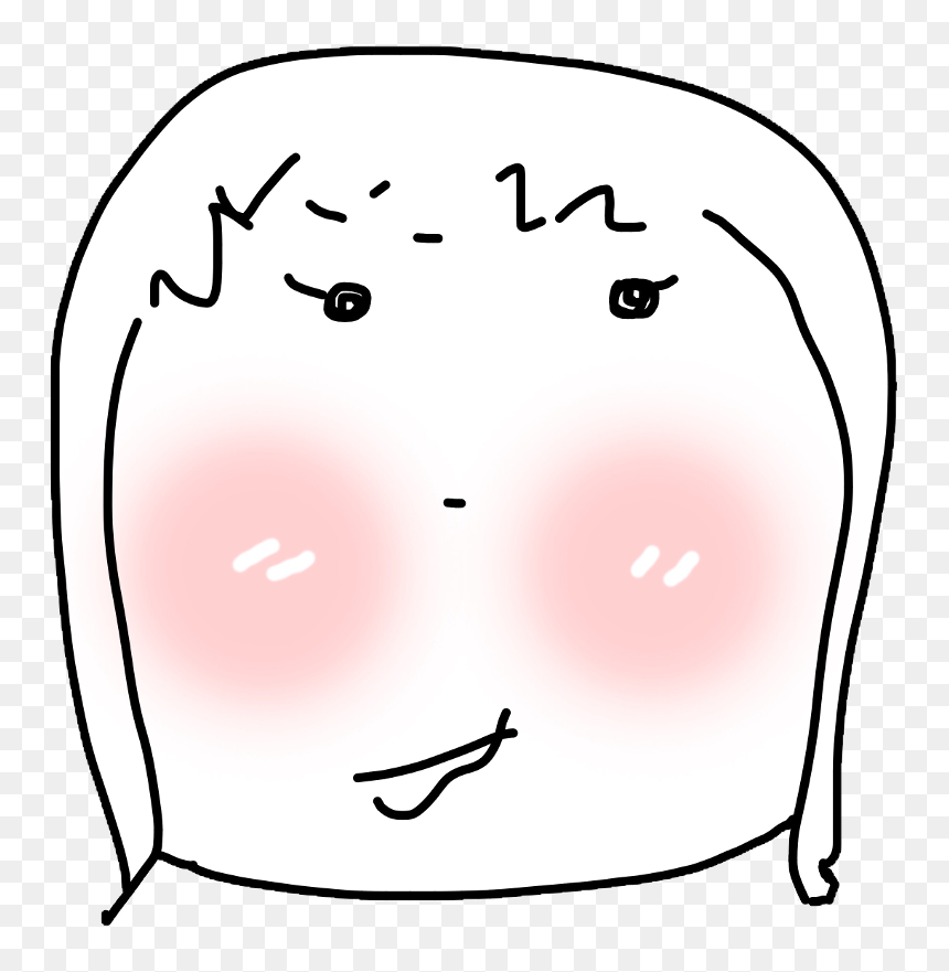 Circle, HD Png Download - anime blush png