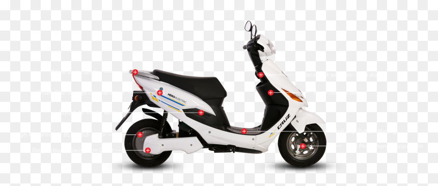 Motorized Scooter, HD Png Download - cruz png