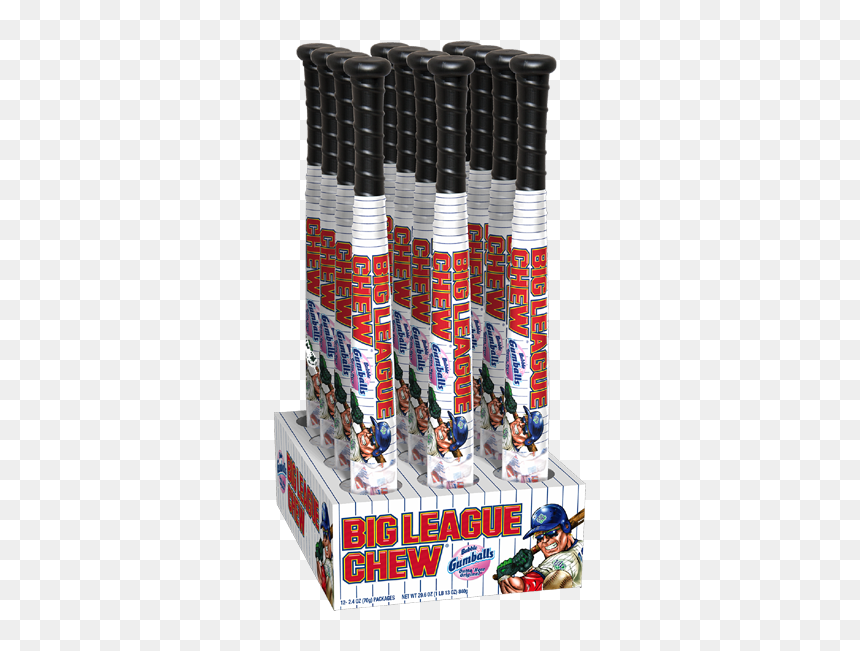 Big League Chew Baseball Bat With Gum, HD Png Download - bats png