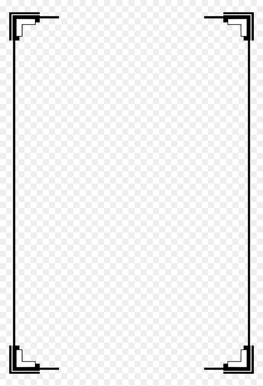 Border Frame Design Png, Transparent Png - white border png