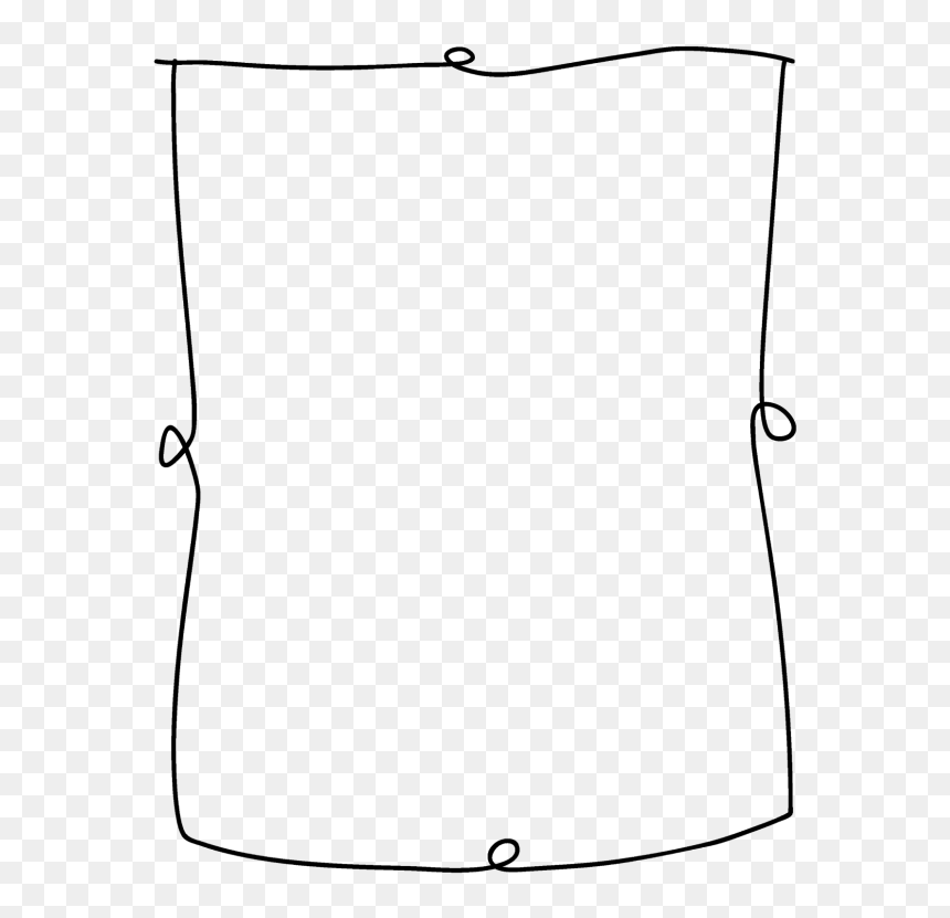 Black And White Clipart Border, HD Png Download - white border png