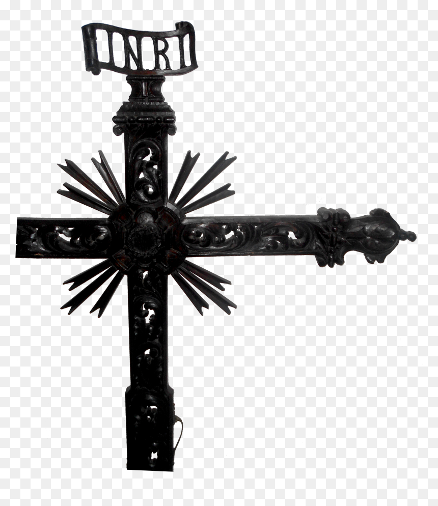 Cruz De Madera Tallada Png, Transparent Png - cruz png