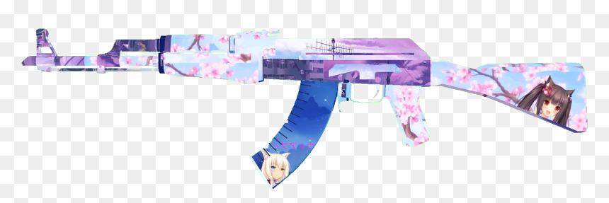 Weeb Ak 47, HD Png Download - ak 47 png